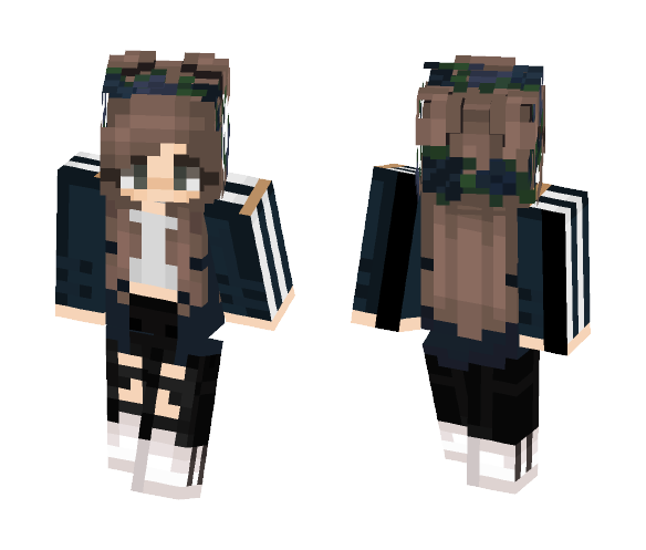 ????Blue Adidas Girl???? - Female Minecraft Skins - image 1