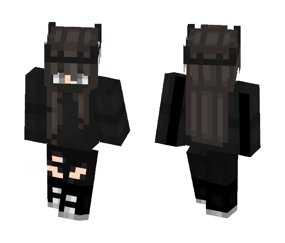 ????Dark Ninja Girl???? - Female Minecraft Skins - image 1