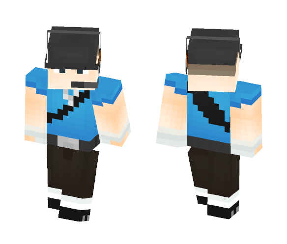[TF2] BLU Scout - Male Minecraft Skins - image 1