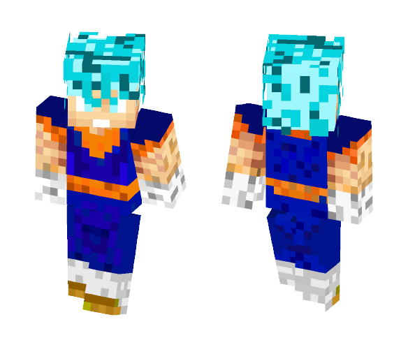 Vetgeto SSJB - Male Minecraft Skins - image 1