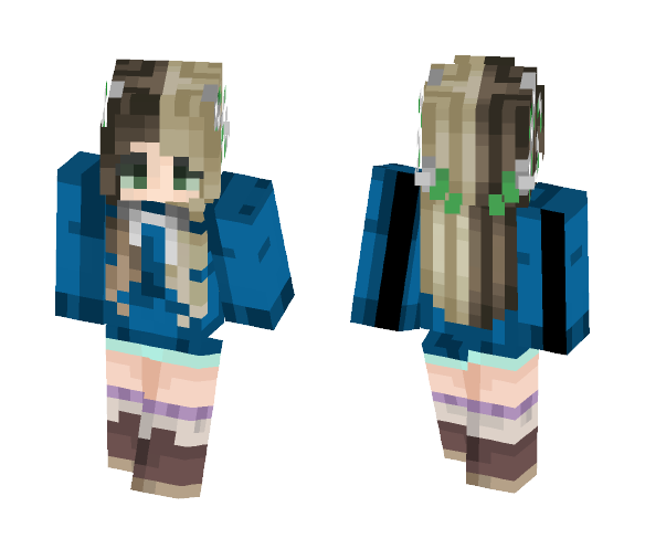 Half Hair - Female Minecraft Skins - image 1