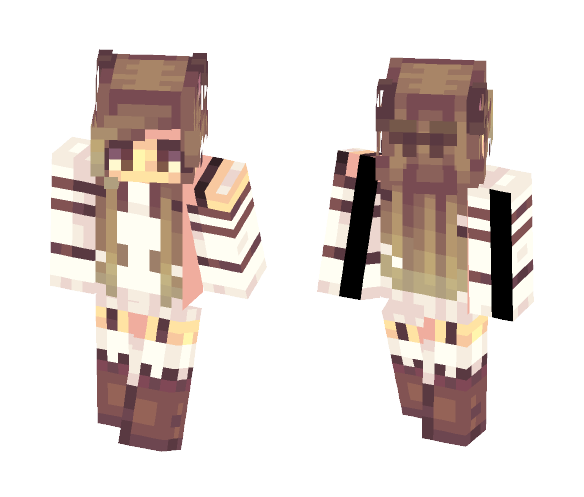 Teddy bear ???? - Female Minecraft Skins - image 1