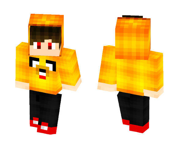 Boy in Orange/Yellow hoodie - Boy Minecraft Skins - image 1
