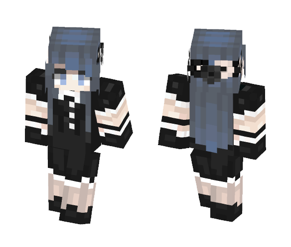 ♡ Mademoiselle Noir ♡ - Female Minecraft Skins - image 1