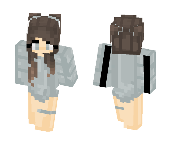 Bright Blue Eyes - Female Minecraft Skins - image 1