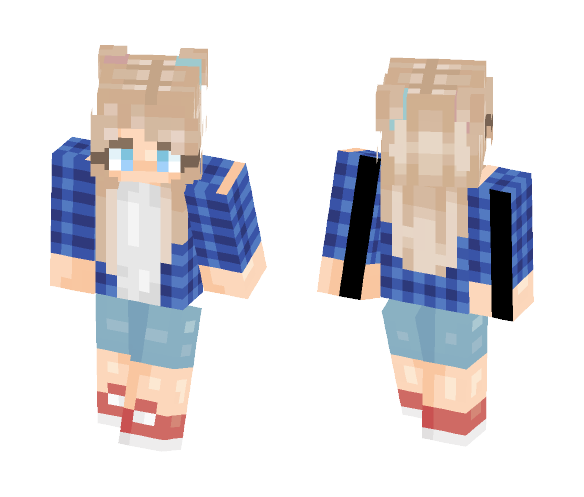 Plaid thingy ~~ Tweenie - Female Minecraft Skins - image 1
