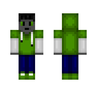 Robo Green Guy - Male Minecraft Skins - image 2