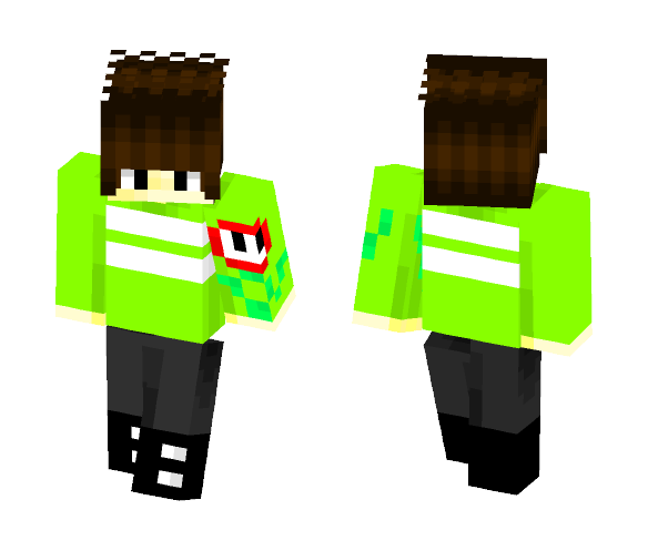 Raqueltale: Cee + Flowey - Male Minecraft Skins - image 1