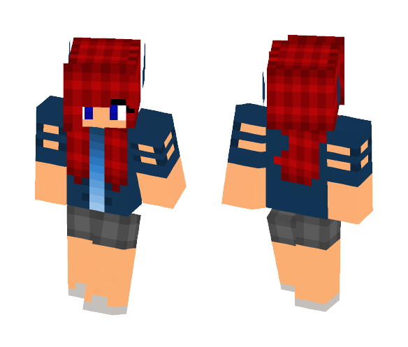 Red Hair Wolf - Female Minecraft Skins - image 1