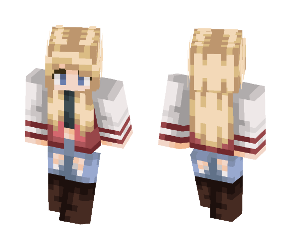 Download Free Some skin I guess Skin for Minecraft image 1 Some skin I guess - Female Minecraft Skins - image 1