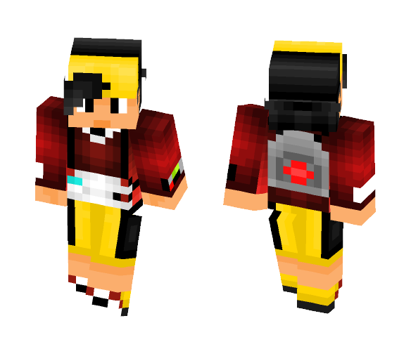 Pokemon Trainer Gold - Male Minecraft Skins - image 1