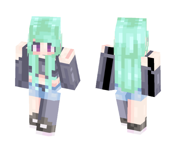 Minty Leaf ???????? - Female Minecraft Skins - image 1