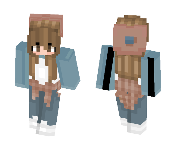 Download Free My new skin ( girl #7 ) Skin for Minecraft image 1 My new skin ( girl #7 ) - Girl Minecraft Skins - image 1