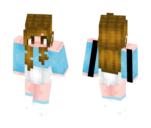 Download Free ~ Rain Storms ~ Skin for Minecraft image 1 ~ Rain Storms ~ - Female Minecraft Skins - image 1