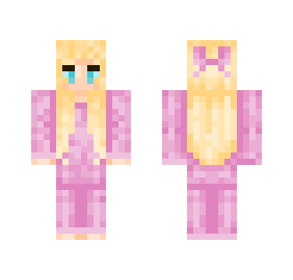 Pink Pajamas Girl - Girl Minecraft Skins - image 2
