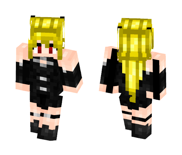 Download Free Golden Darkness-To Love-Ru Skin for Minecraft image 1 Golden Darkness-To Love-Ru - Female Minecraft Skins - image 1