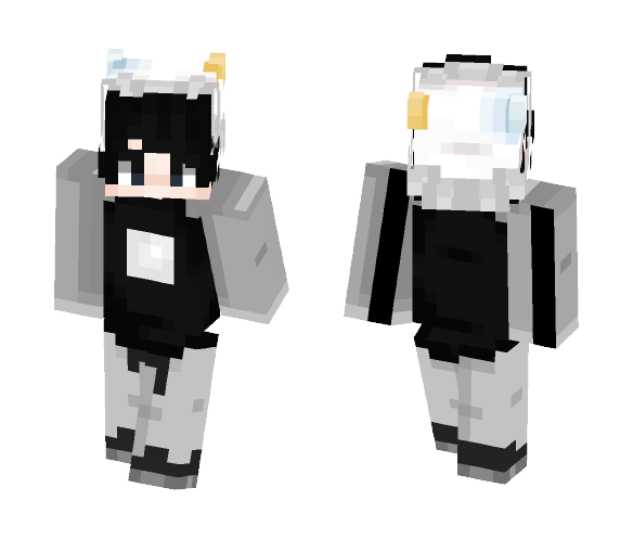 ---=--- Moonno (Moon Form) ---=--- - Male Minecraft Skins - image 1