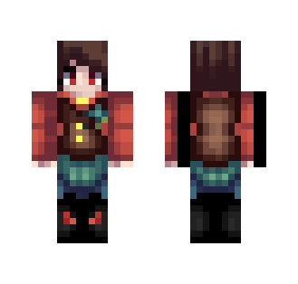 Red Plaid Girl