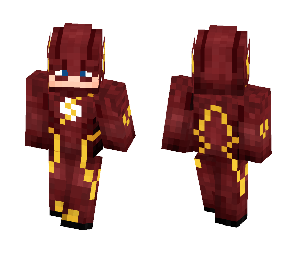 Flash Mask on (Mask off in desc.) - Male Minecraft Skins - image 1