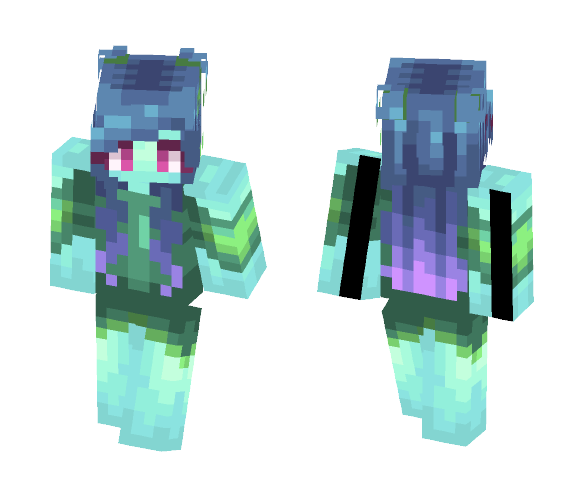Download Free ZODIAC-Pisces Skin for Minecraft image 1 ZODIAC-Pisces - Female Minecraft Skins - image 1