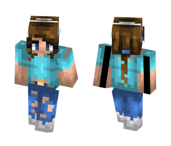 Female Steve - Female Minecraft Skins - image 1