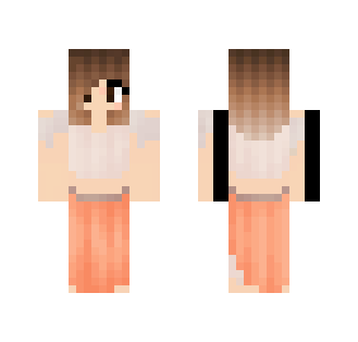 Peach dress