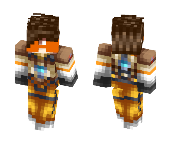 Tracer - Overwatch (Reshade :3) - Female Minecraft Skins - image 1