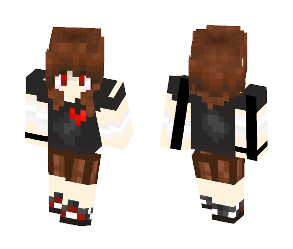 Download Free Chara Dreemurr (Casual Outfit) Skin for Minecraft image 1 Chara Dreemurr (Casual Outfit) - Female Minecraft Skins - image 1