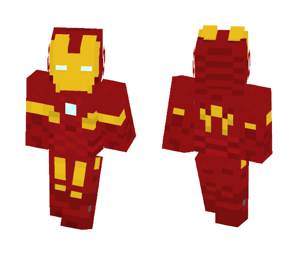 Iron Man mk3 - Iron Man Minecraft Skins - image 1