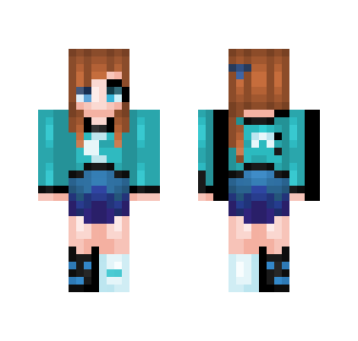 ♡ Cyan Horizon Crescent ♡