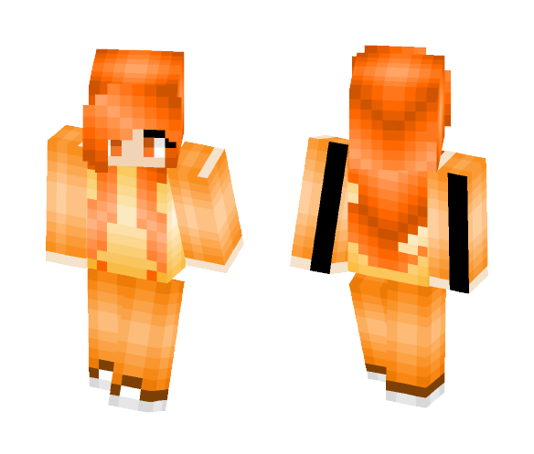 Orange - Female Minecraft Skins - image 1