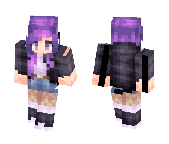 Download Free Violet Skin for Minecraft image 1 Violet - Female Minecraft Skins - image 1
