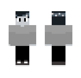 FrontOakVlogs Grayscale Edit - Male Minecraft Skins - image 2