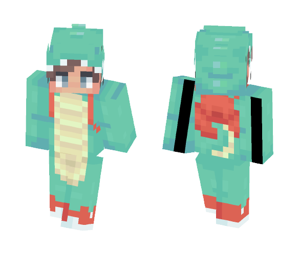Dinosaur Onesie (ORIGINAL) - Male Minecraft Skins - image 1
