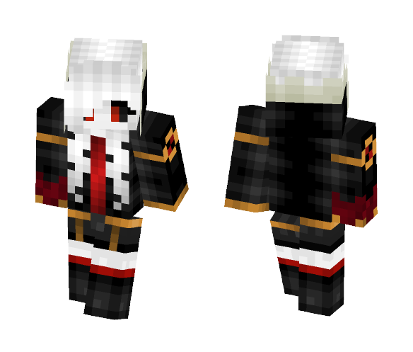 (Genderbent) Human Underfell Sans - Female Minecraft Skins - image 1