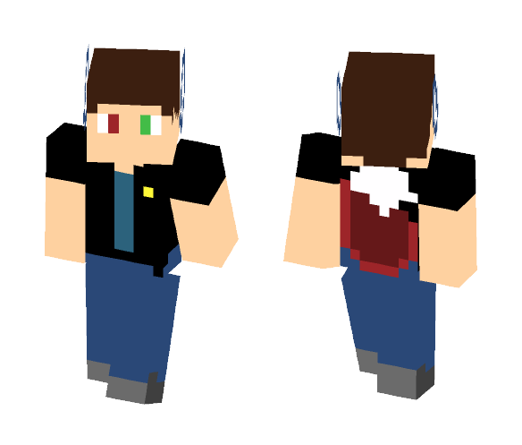 TheAlphaWolf as a human - Male Minecraft Skins - image 1