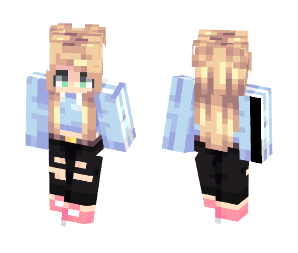 new hair shading?? - Female Minecraft Skins - image 1