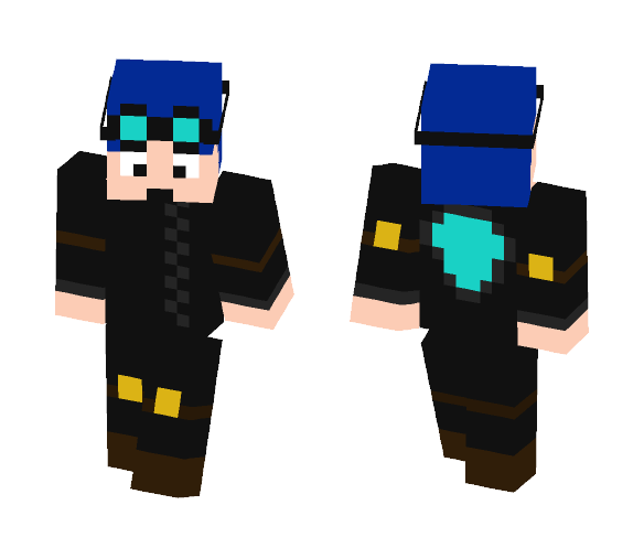 DanTDM - Leather Jacket - Male Minecraft Skins - image 1