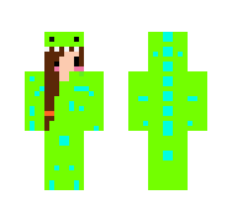 Weird Green dino chibi - Female Minecraft Skins - image 2