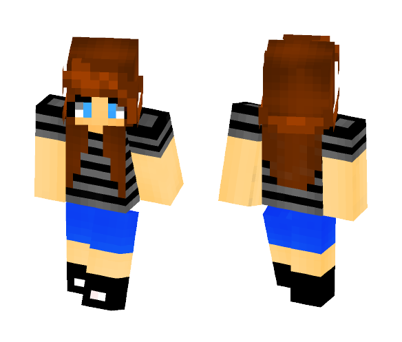 My First Skin XD - Female Minecraft Skins - image 1