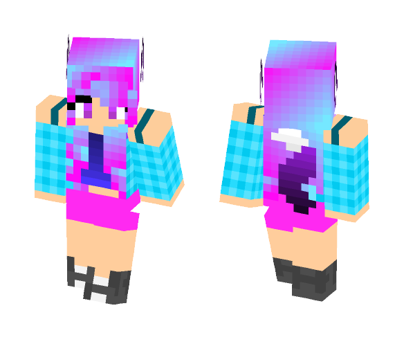 Cute werewolf girl - Cute Girls Minecraft Skins - image 1