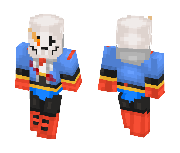 Disbelief Papyrus Undertale - Male Minecraft Skins - image 1