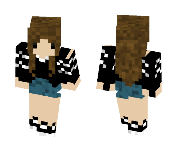 Download Free ⁂ First Skin ⁂ Tumblr Chibi ⁂ Skin for Minecraft image 1 ⁂ First Skin ⁂ Tumblr Chibi ⁂ - Female Minecraft Skins - image 1