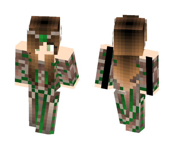 Earth Elemental Goddess - Female Minecraft Skins - image 1
