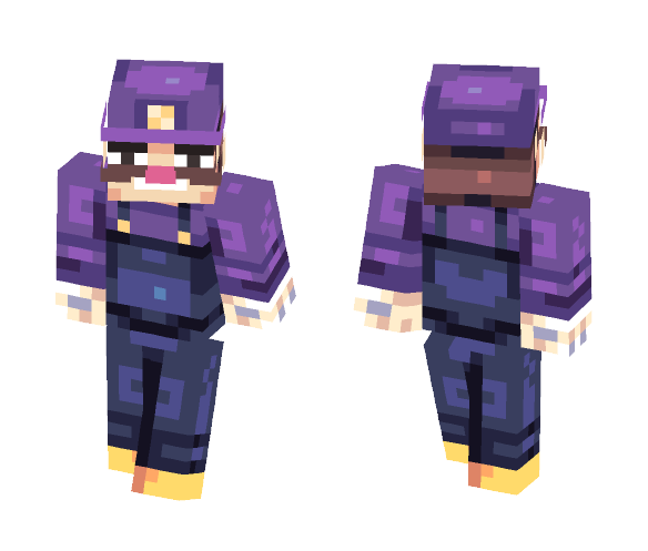 Waluigi - Male Minecraft Skins - image 1