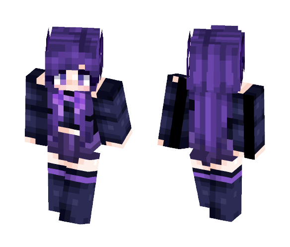 Purple - Female Minecraft Skins - image 1