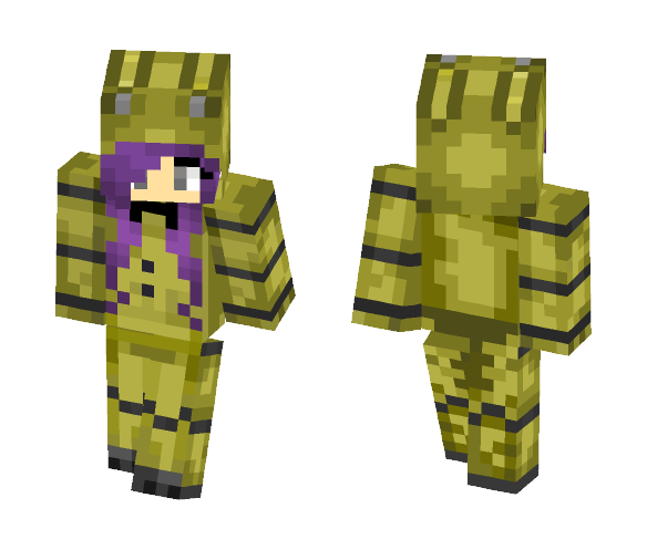 SpringTrap Human (FEMALE) - Female Minecraft Skins - image 1