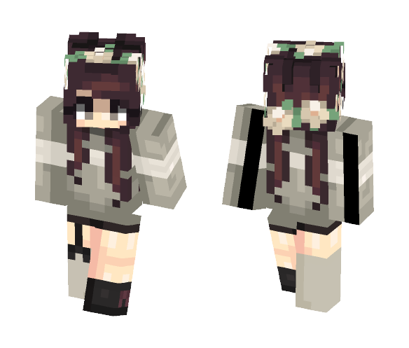 Flower kiddo - Female Minecraft Skins - image 1