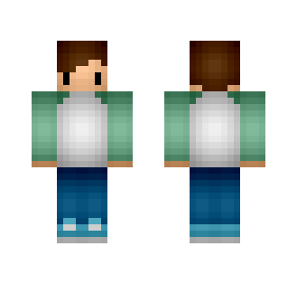 Sea Foam Shirt - Male Minecraft Skins - image 2
