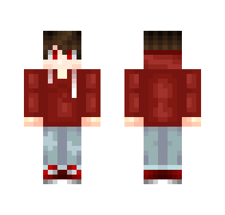 Boy in Hoodie (Red)